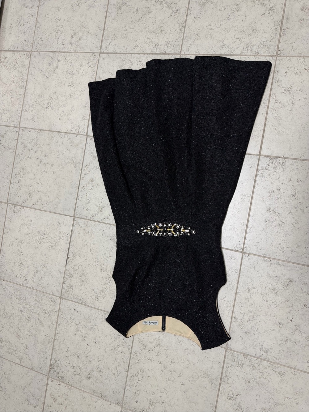 Eliza J Black Mini Dress Size 6 Sparkly embellished cocktail party formal
